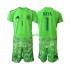 Maglie da Calcio Spagna David Raya 1 6th Green color Portiere Bambino Mondiali 2026 Maniche Corte