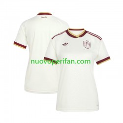 Maglie da Calcio Spagna Donna Trasferta Tenuta Mondiali 2026 Maniche Corte