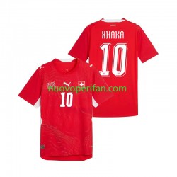 Maglie da Calcio Svizzera Granit Xhaka 10 Uomo Prima Tenuta Mondiali 2026 Maniche Corte