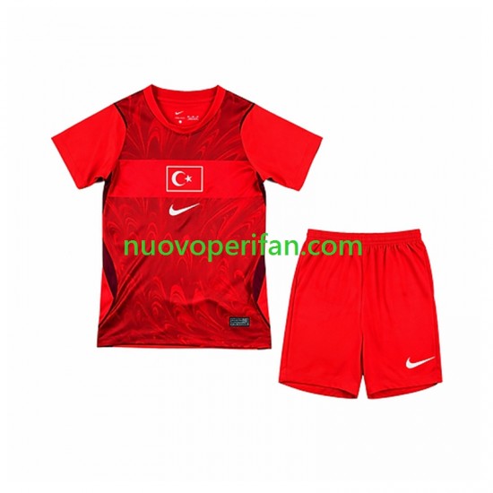 Maglie da Calcio Turchia Bambino Prima Tenuta Mondiali 2026 Maniche Corte