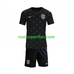 Maglie da Calcio Stati Uniti Bambino Trasferta Tenuta Mondiali 2026 Maniche Corte
