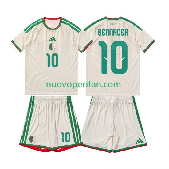 Maglie da Calcio Algeria Ismael Bennacer 10 Bambino Prima Tenuta 2026 Maniche Corte