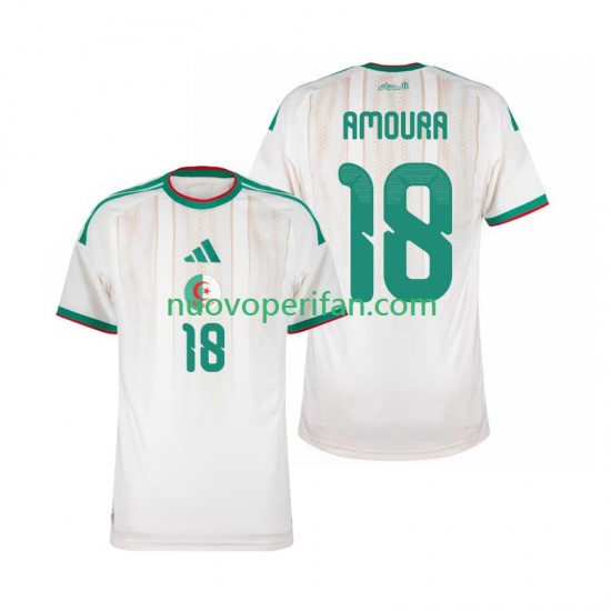 Maglie da Calcio Algeria Mohamed Amoura 18 Uomo Prima Tenuta 2026 Maniche Corte