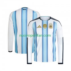 Maglie da Calcio Argentina Uomo Prima Tenuta Mondiali 2026 Maniche Lunghe