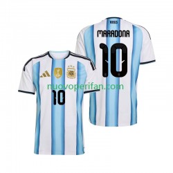 Maglie da Calcio Argentina Maradona 10 Uomo Prima Tenuta Mondiali 2026 Maniche Corte