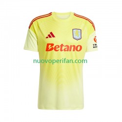 Maglie da Calcio Aston Villa Portiere Uomo Trasferta Tenuta 2025-2026 Maniche Corte
