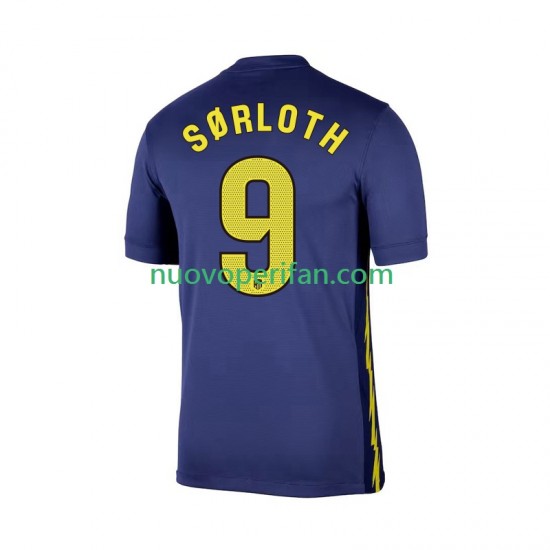 Maglie da Calcio Atlético Madrid Alexander Sorloth 9 Uomo Trasferta Tenuta 2025-2026 Maniche Corte