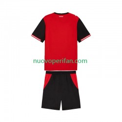 Maglie da Calcio Austria Bambino Prima Tenuta Mondiali 2026 Maniche Corte