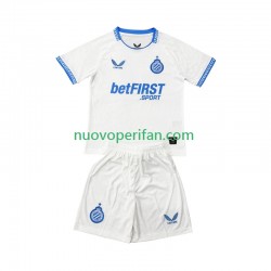 Maglie da Calcio Club Brugge Bambino Trasferta Tenuta 2025-2026 Maniche Corte