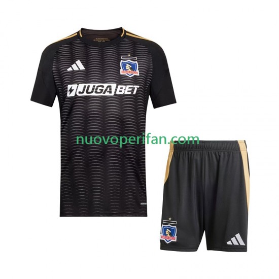 Maglie da Calcio Colo-Colo Bambino Trasferta Tenuta 2025-2026 Maniche Corte