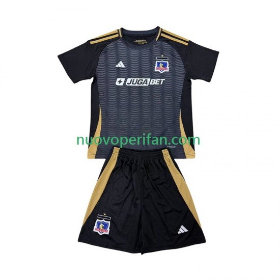 Maglie da Calcio Colo-Colo Bambino Trasferta Tenuta 2025-2026 Maniche Corte