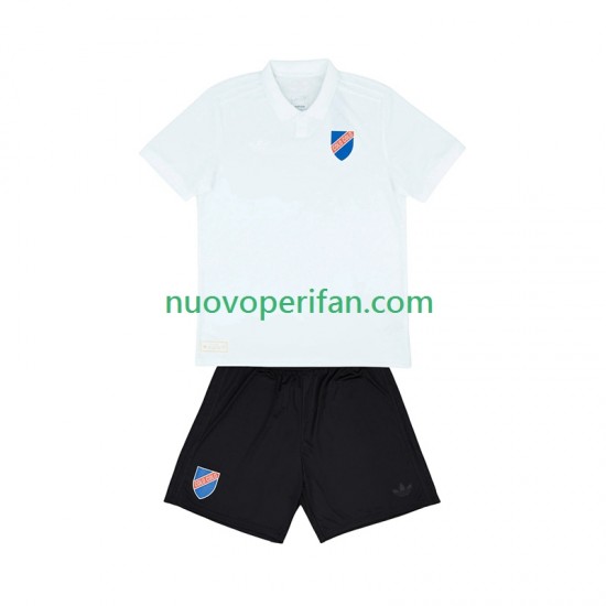 Maglie da Calcio Colo-Colo Centenary Bambino Prima Tenuta 2025-2026 Maniche Corte