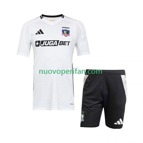 Maglie da Calcio Colo-Colo Bambino Prima Tenuta 2025-2026 Maniche Corte