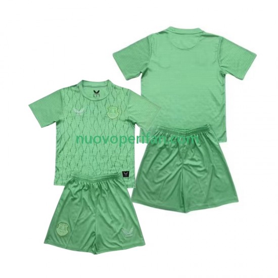 Maglie da Calcio Everton Portiere Bambino Prima Tenuta 2025-2026 Maniche Corte