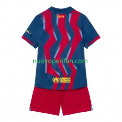 Maglie da Calcio FC Barcelona Bambino Quarta Tenuta 2025-2026 Maniche Corte