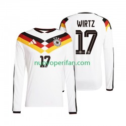 Maglie da Calcio Germania Florian Wirtz 17 Uomo Prima Tenuta Mondiali 2026 Maniche Lunghe