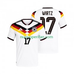 Maglie da Calcio Germania Florian Wirtz 17 Uomo Prima Tenuta Mondiali 2026 Maniche Corte