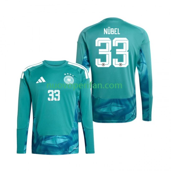 Maglie da Calcio Germania Alexander Nubel 33 Portiere Uomo Prima Tenuta Mondiali 2026 Maniche Lunghe