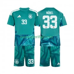 Maglie da Calcio Germania Alexander Nubel 33 Portiere Bambino Prima Tenuta Mondiali 2026 Maniche Corte