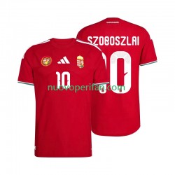 Maglie da Calcio Ungheria Szoboszlai 10 Uomo Prima Tenuta Mondiali 2026 Maniche Corte