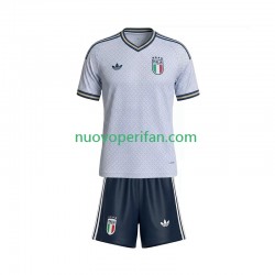 Maglie da Calcio Italia Bambino Trasferta Tenuta 2026 Maniche Corte