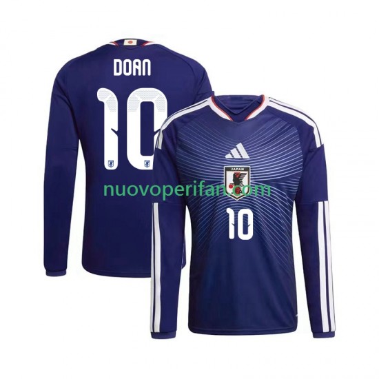 Maglie da Calcio Giappone Ritsu Doan 10 Uomo Prima Tenuta Mondiali 2026 Maniche Lunghe