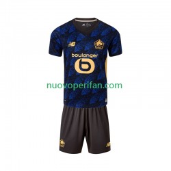 Maglie da Calcio LOSC Lille Bambino Alternativa Tenuta 2025-2026 Maniche Corte