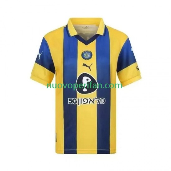 Maglie da Calcio Maccabi Tel Aviv Uomo Prima Tenuta 2025-2026 Maniche Corte