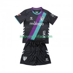 Maglie da Calcio Málaga CF Bambino Trasferta Tenuta 2025-2026 Maniche Corte