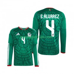 Maglie da Calcio Messico Edson Alvarez 4 Uomo Prima Tenuta Mondiali 2026 Maniche Lunghe
