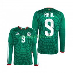 Maglie da Calcio Messico Raul Jimenez 9 Uomo Prima Tenuta Mondiali 2026 Maniche Lunghe