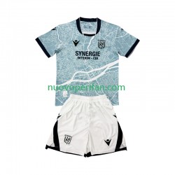 Maglie da Calcio Nantes Bambino Trasferta Tenuta 2025-2026 Maniche Corte