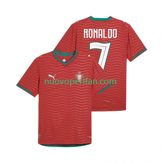 Maglie da Calcio Portogallo Cristiano Ronaldo 7 Uomo Prima Tenuta Mondiali 2026 Maniche Corte