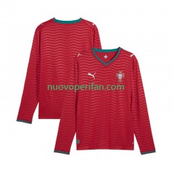 Maglie da Calcio Portogallo Uomo Prima Tenuta Mondiali 2026 Maniche Lunghe