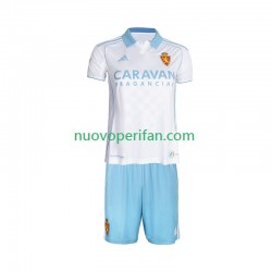 Maglie da Calcio Real Zaragoza Bambino Prima Tenuta 2025-2026 Maniche Corte