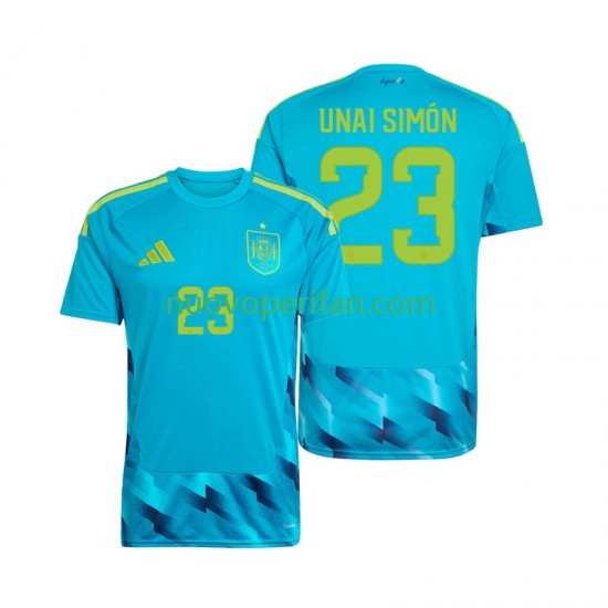Maglie da Calcio Spagna Unai Simon 23 Portiere Uomo Prima Tenuta Mondiali 2026 Maniche Corte