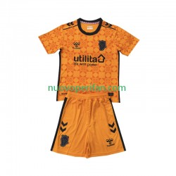 Maglie da Calcio Sunderland Portiere Bambino Alternativa Tenuta 2025-2026 Maniche Corte