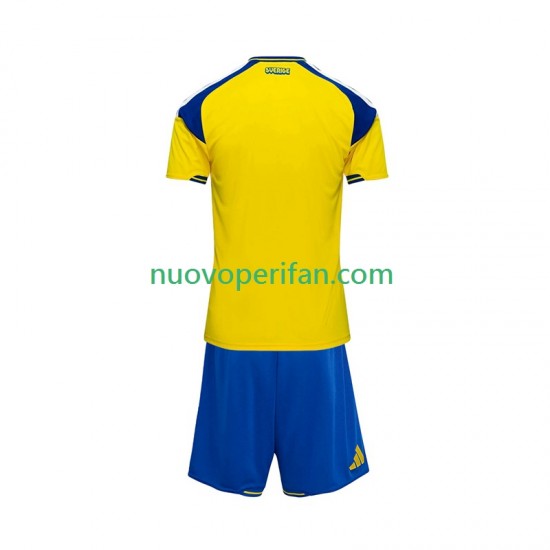 Maglie da Calcio Svezia Bambino Prima Tenuta 2026 Maniche Corte
