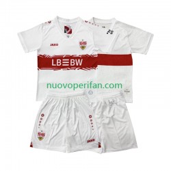 Maglie da Calcio VfB Stuttgart Bambino Prima Tenuta 2025-2026 Maniche Corte