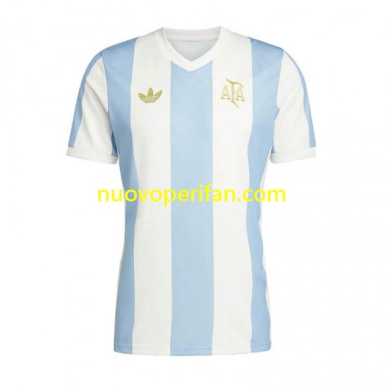 Maglie da Calcio Argentina 50 Anniversary Uomo Prima Tenuta Maniche Corte