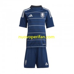 Maglie da Calcio Aston Villa Bambino Alternativa Tenuta 2024-2025 Maniche Corte