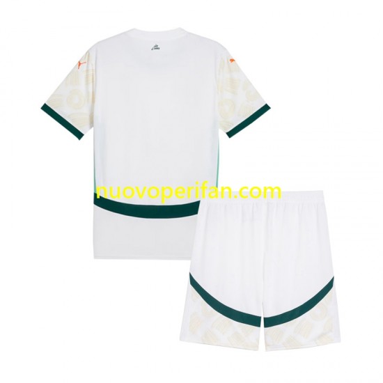 Maglie da Calcio Costa d'Avorio Bambino Trasferta Tenuta 2025 Maniche Corte