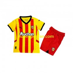 Maglie da Calcio RC Lens Bambino Prima Tenuta 2024-2025 Maniche Corte