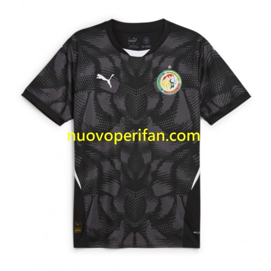 Maglie da Calcio Senegal Portiere Uomo Trasferta Tenuta 2025 Maniche Corte