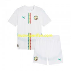 Maglie da Calcio Senegal Bambino Prima Tenuta 2025 Maniche Corte