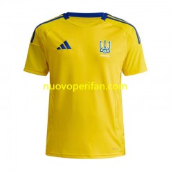 Maglie da Calcio Ucraina Uomo Prima Tenuta 2024 Maniche Corte