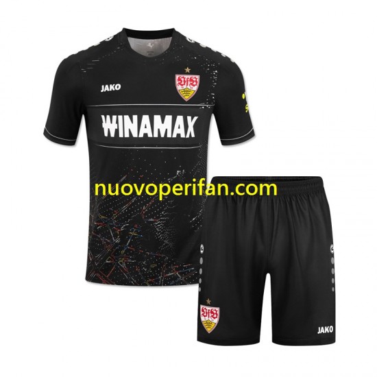 Maglie da Calcio VfB Stuttgart Bambino Alternativa Tenuta 2024-2025 Maniche Corte