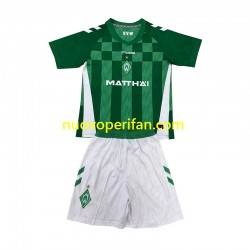 Maglie da Calcio Werder Bremen Bambino Prima Tenuta 2024-2025 Maniche Corte