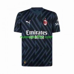 Maglie da Calcio AC Milan Mike Maignan 16 Portiere Uomo Alternativa Tenuta 2023-2024 Maniche Corte