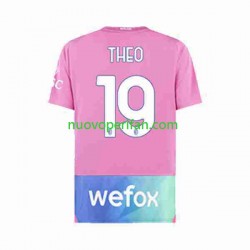 Maglie da Calcio AC Milan THEO 19 Uomo Alternativa Tenuta 2023-2024 Maniche Corte